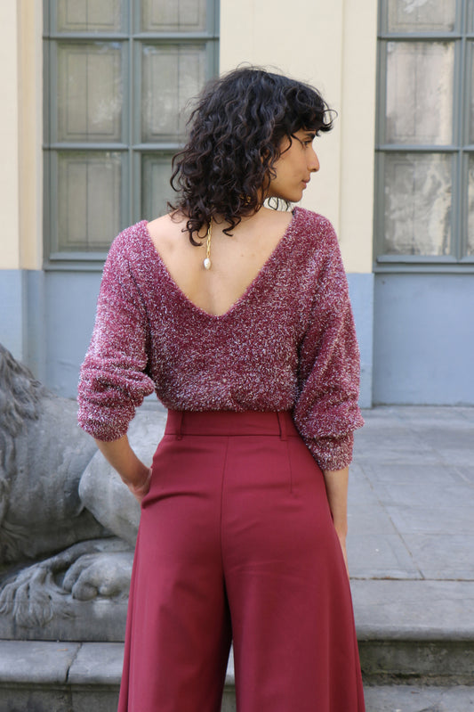 burgundy / XS