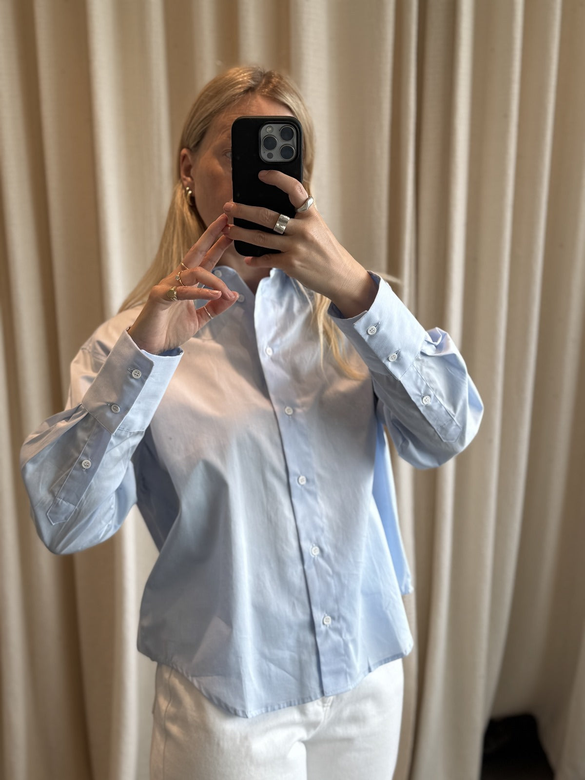BENEDICT blouse | LIGHT BLUE