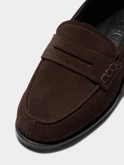 OSCAR COW SUEDE LEATHER | MOCHA