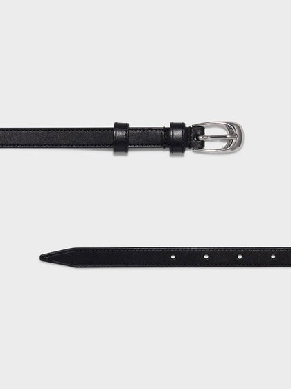 ELEANOR PATENT CALF LEATHER | BLACK/SILVER