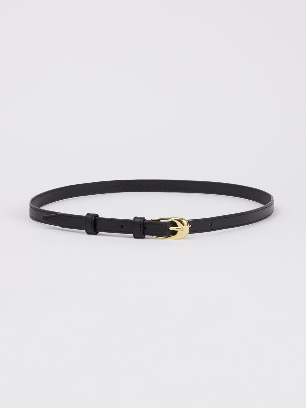 ELEANOR CALF LEATHER | BLACK/GOLD