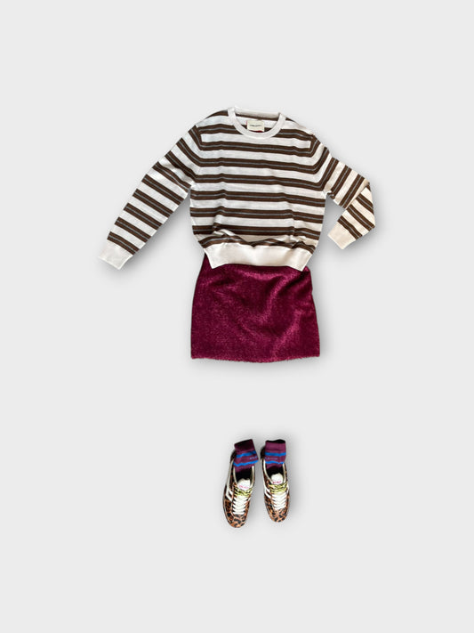 ECRU STRIPES / XS