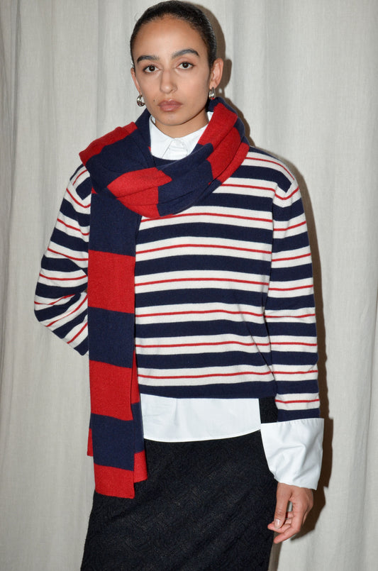 NAVY STRIPES / XS