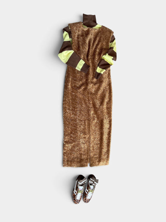 LIMONCELLO-BROWN STRIPES / XS