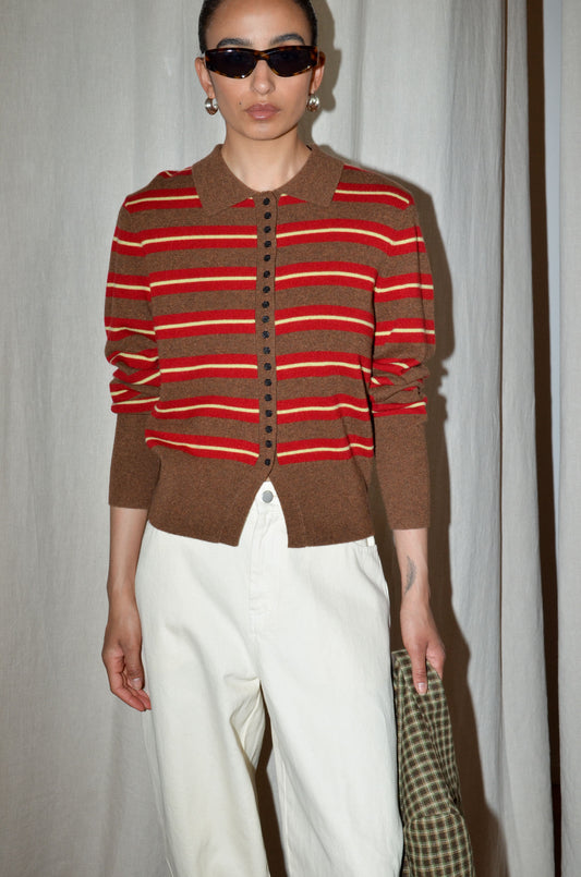 BROWN STRIPES / XS