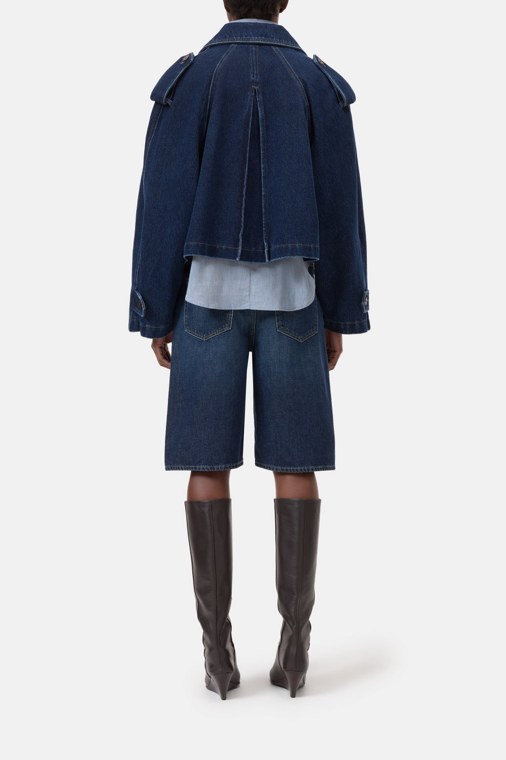 CROPPED TRENCHCOAT