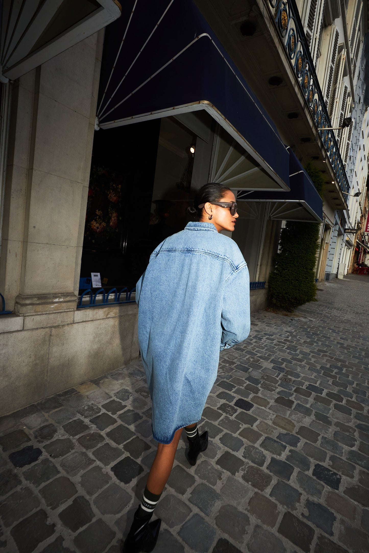 DENJI dress | VINTAGE BLUE DENIM