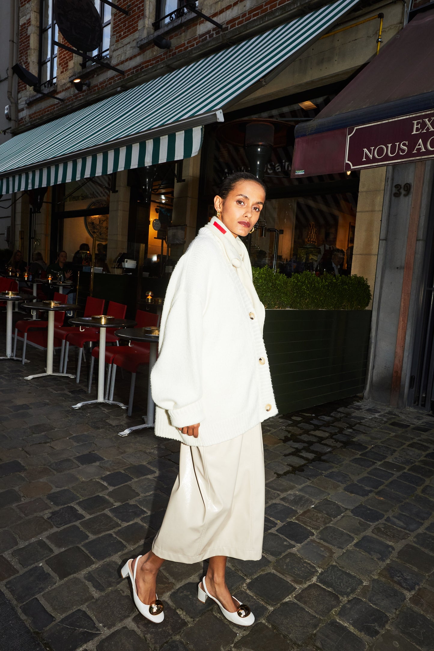 KOMPA cardigan | CREAM