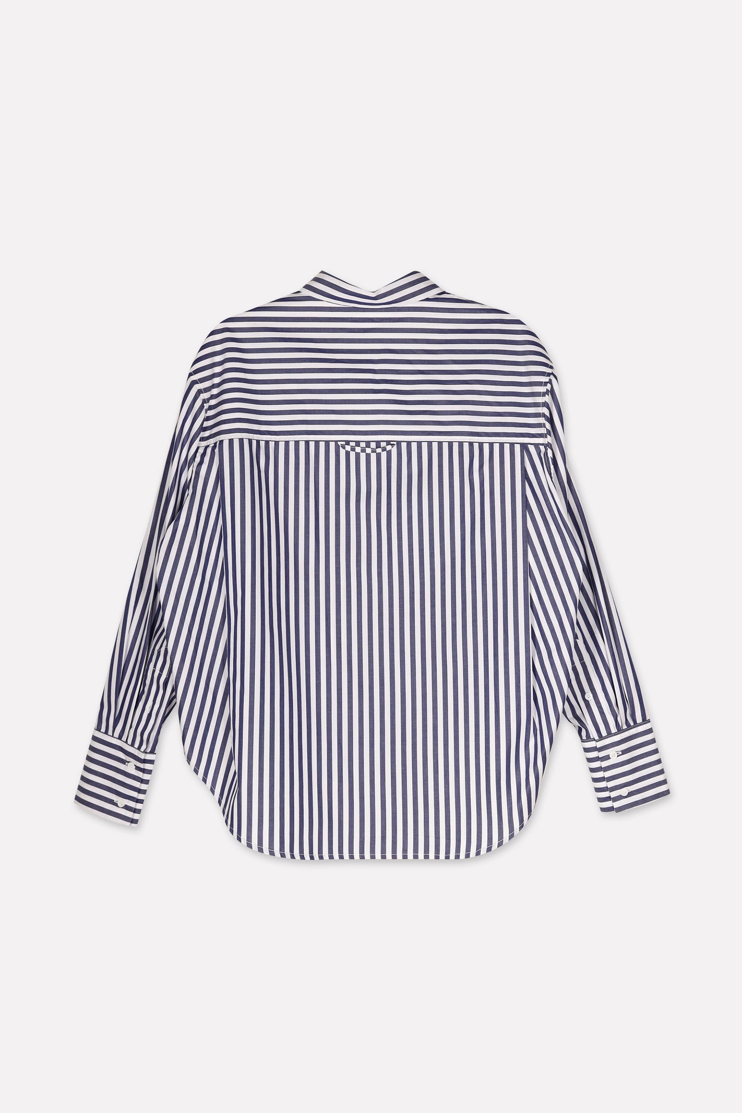 BENEDICT blouse | WIDE BLUE STRIPES