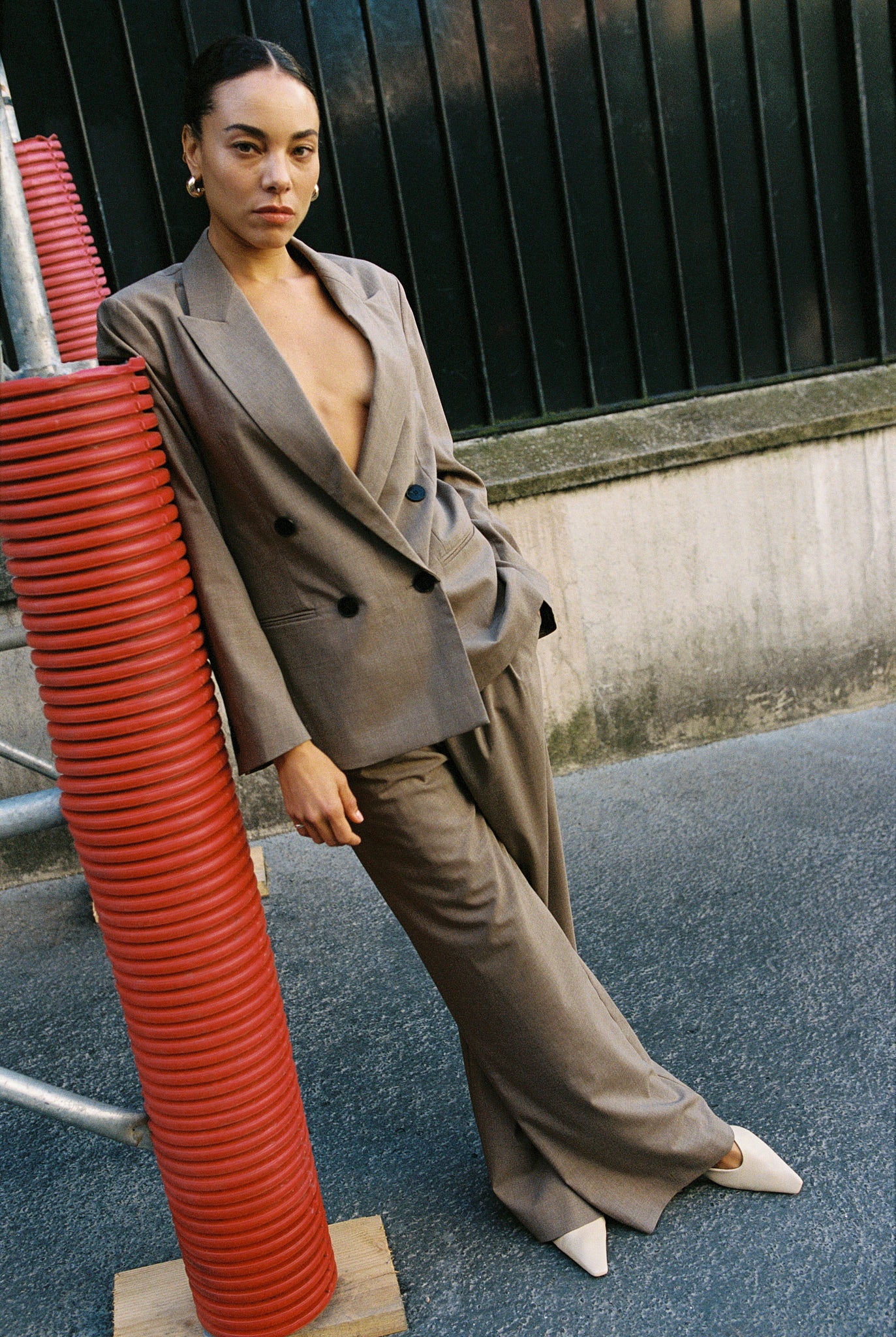 JEROME blazer | LATTE BEIGE