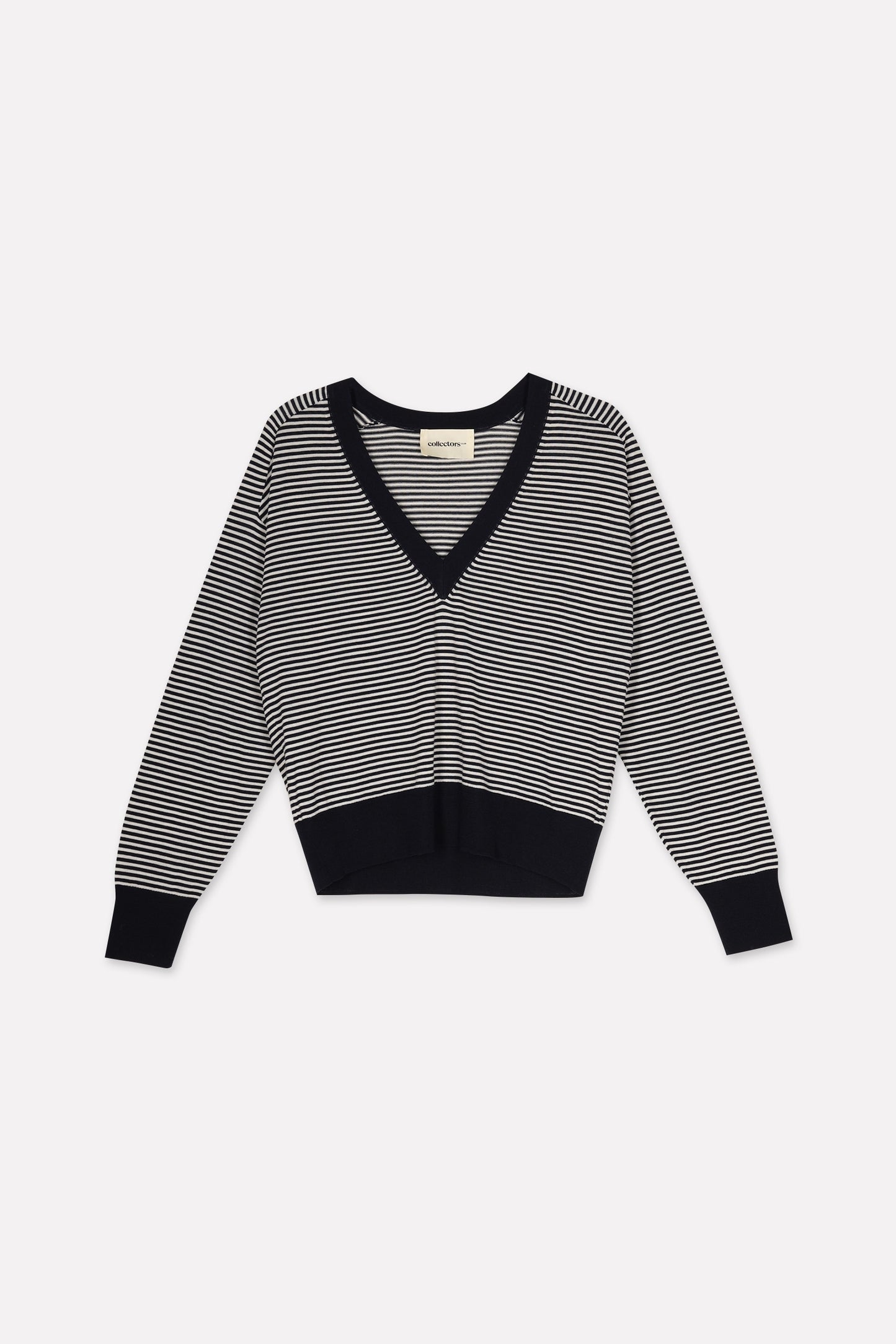 KORINNE pullover | ECRU-NAVY STRIPES