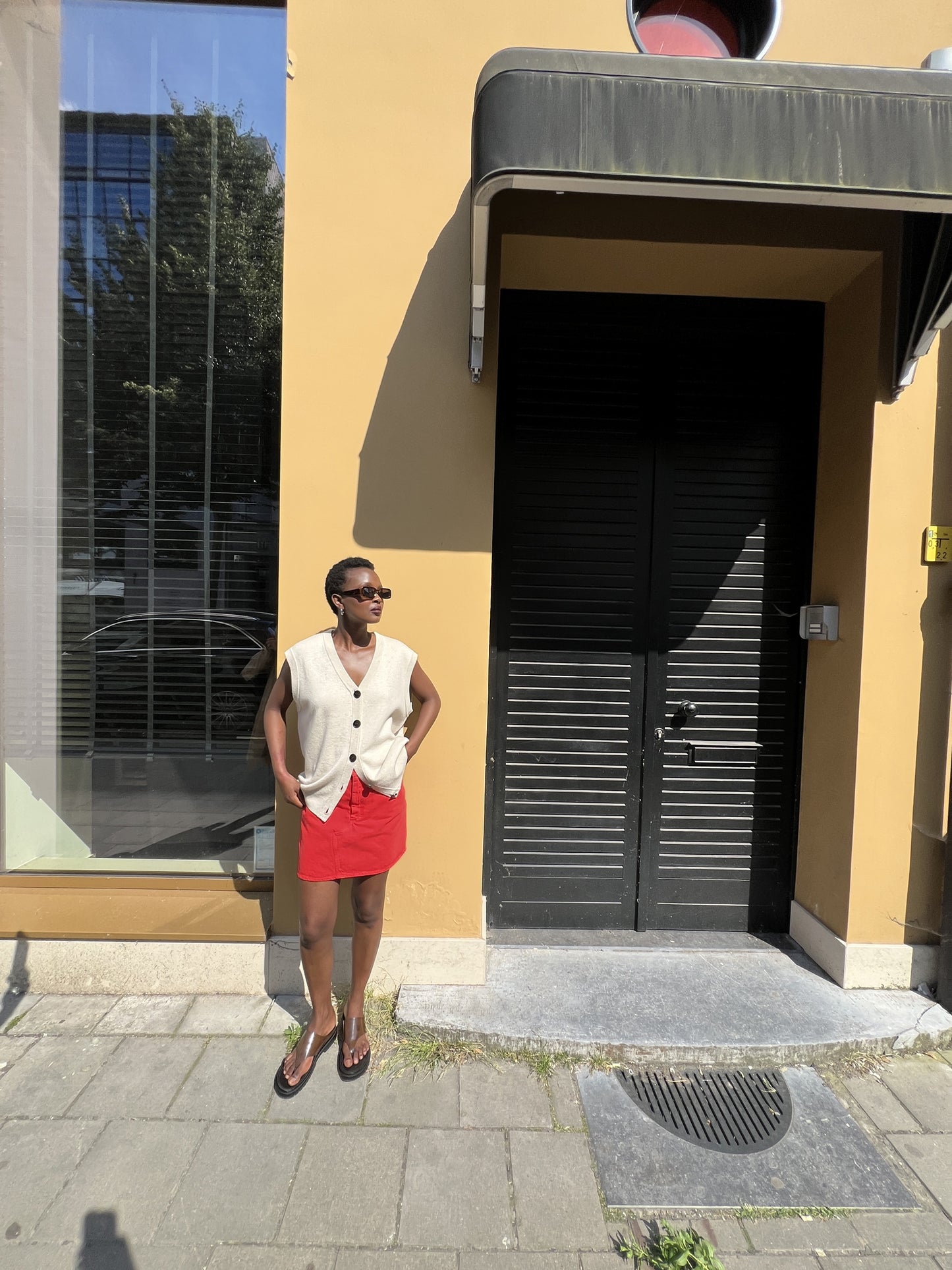 SANDRA skirt | LIPSTICK RED