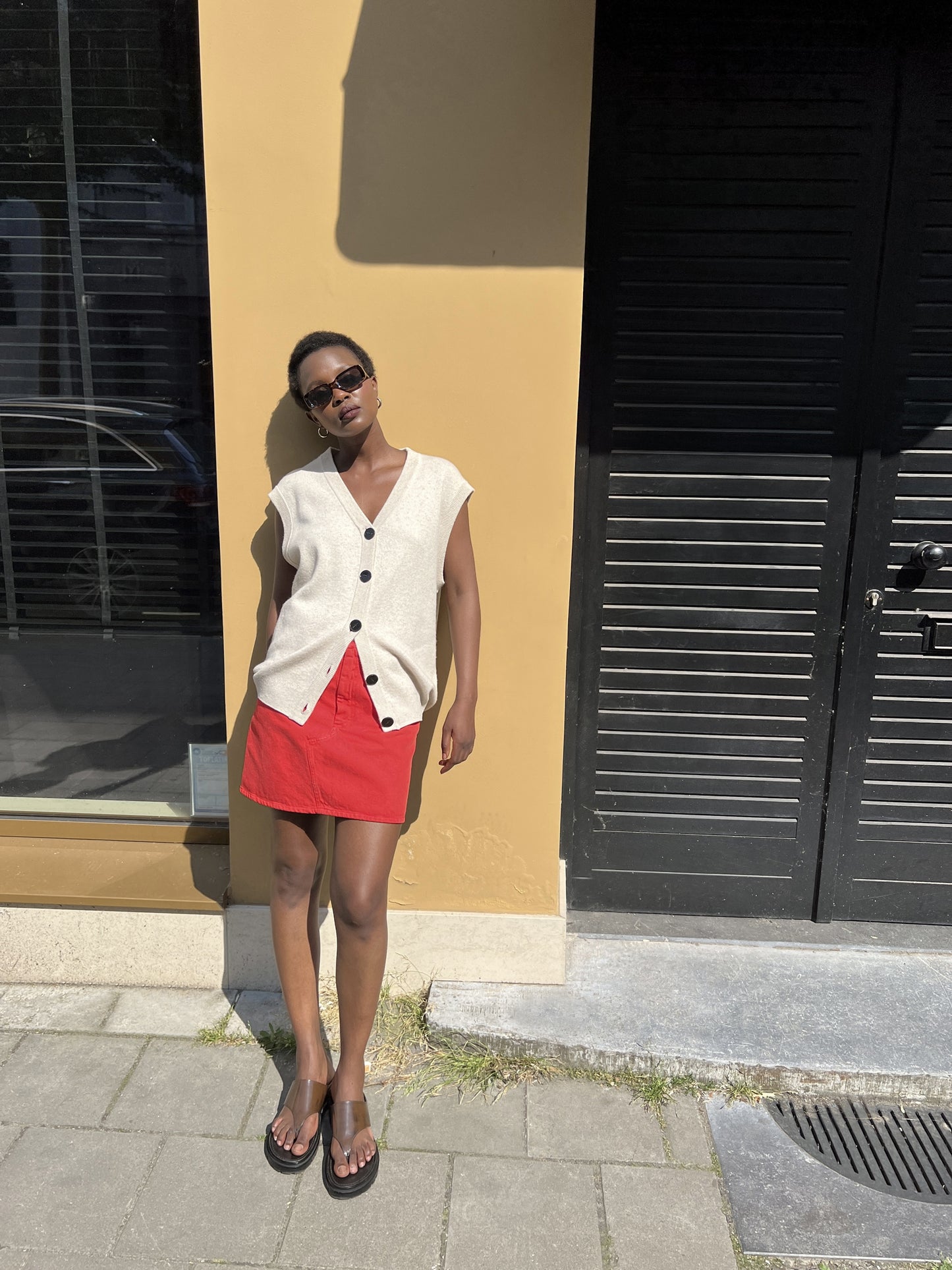 SANDRA skirt | LIPSTICK RED