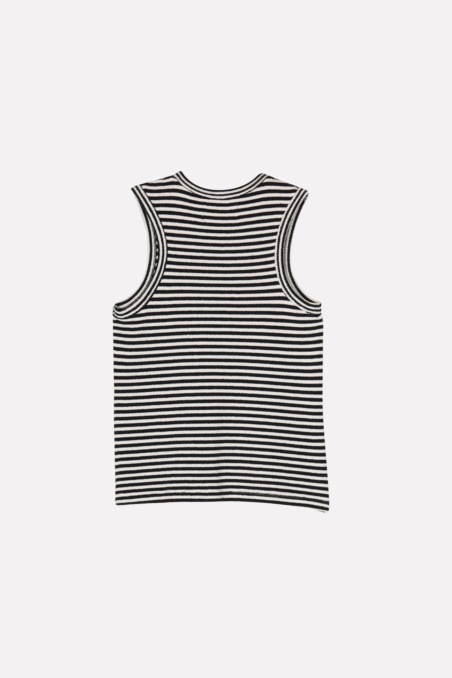 TONGA top | ECRU-NAVY STRIPES