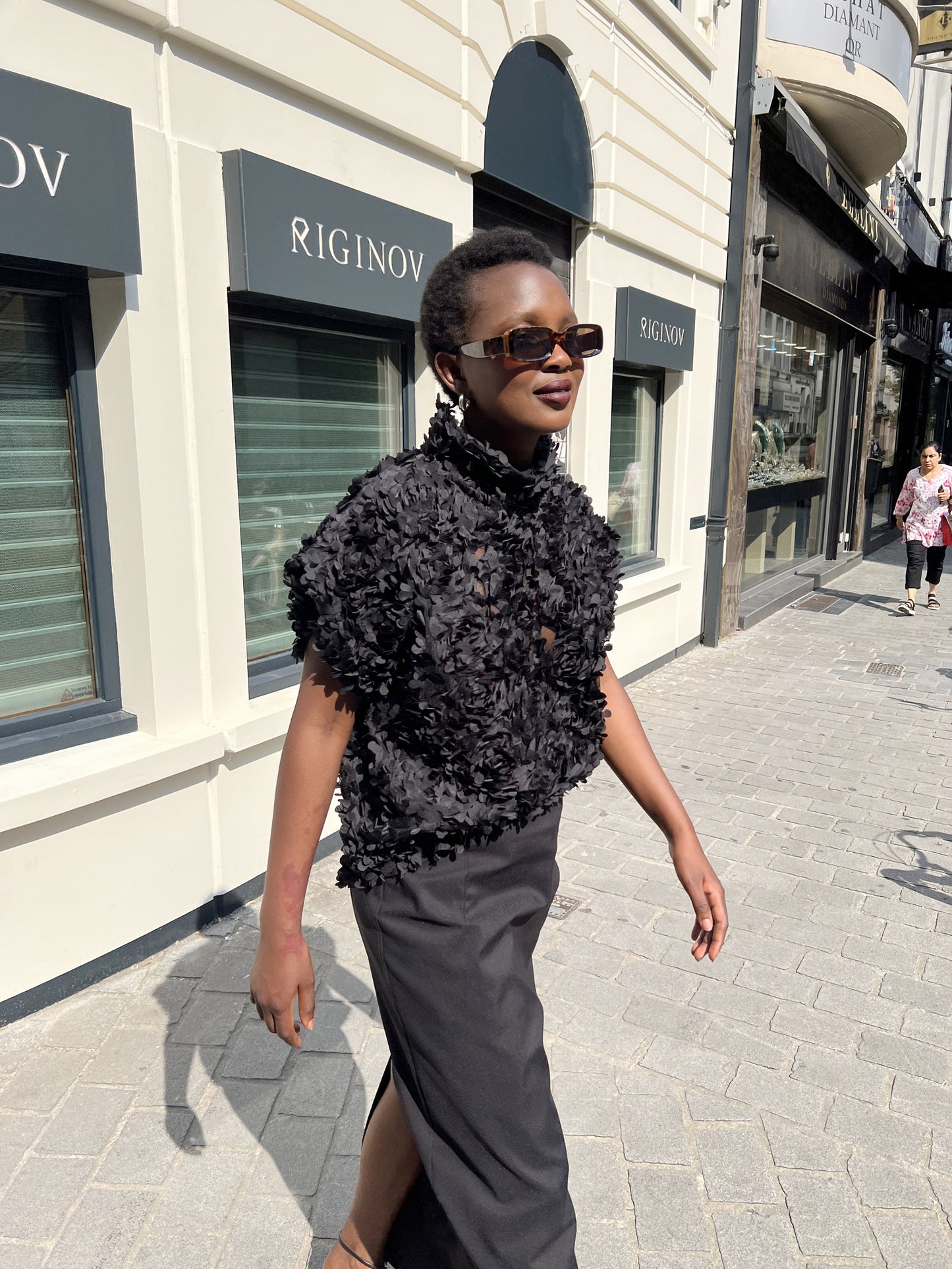 TUBAS top | BLACK