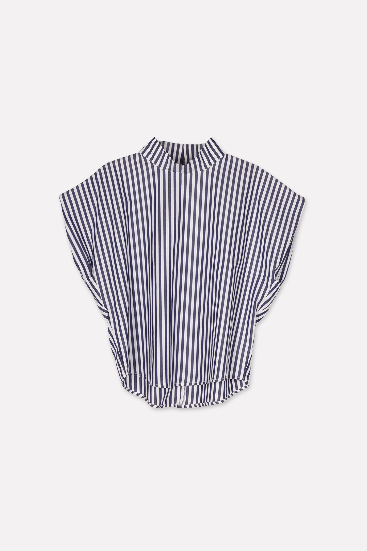 TUBA top | WIDE BLUE STRIPES