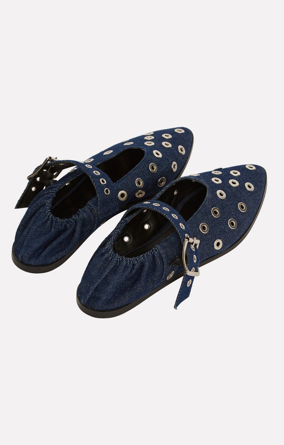 GIA EYELET FLATS