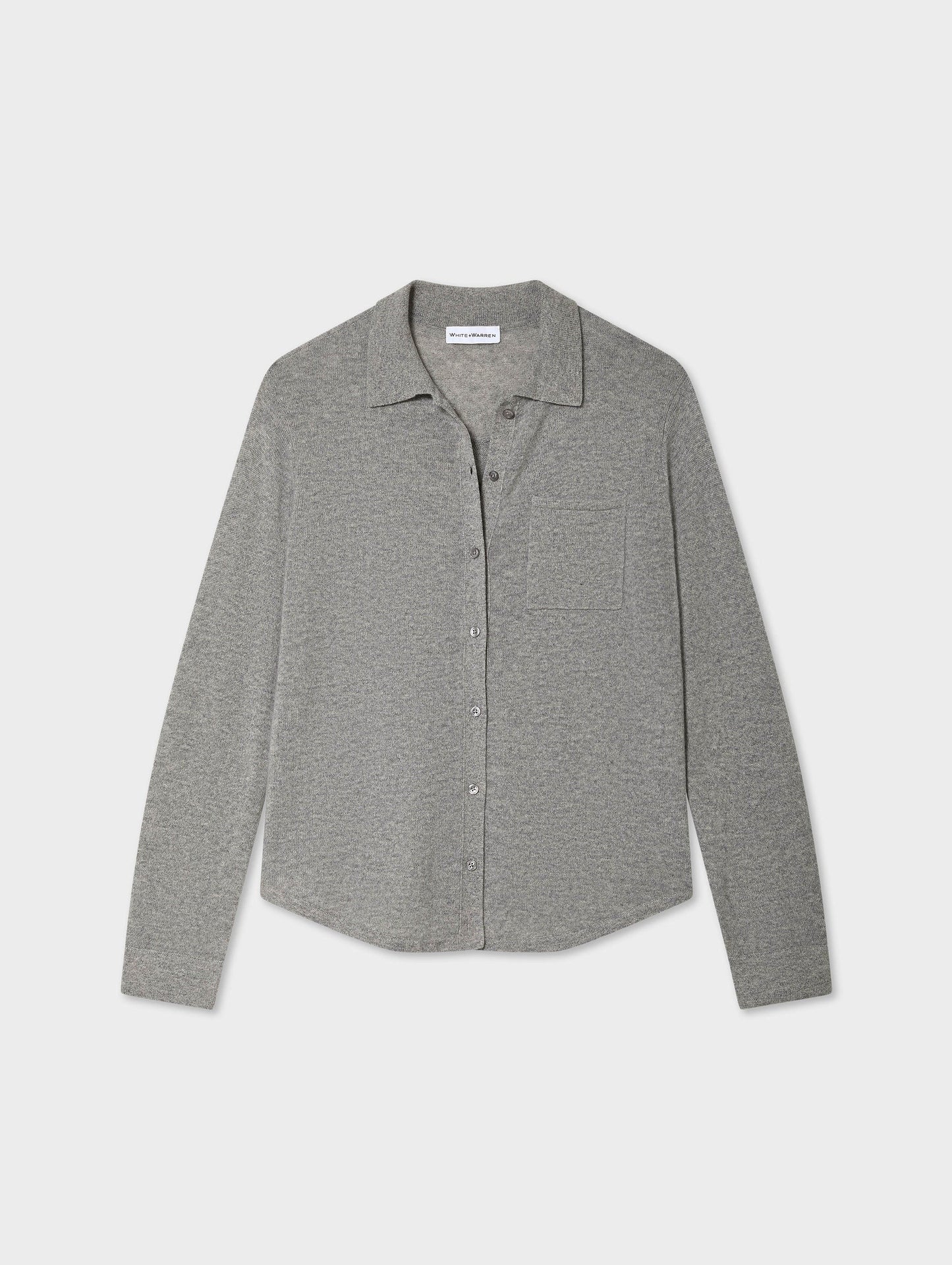 CASHMERE BUTTON SHIRT