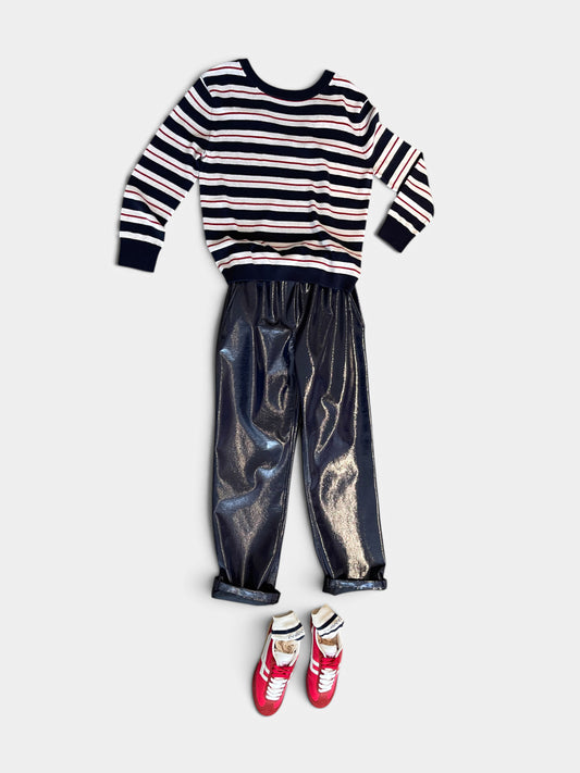 NAVY STRIPES / XS