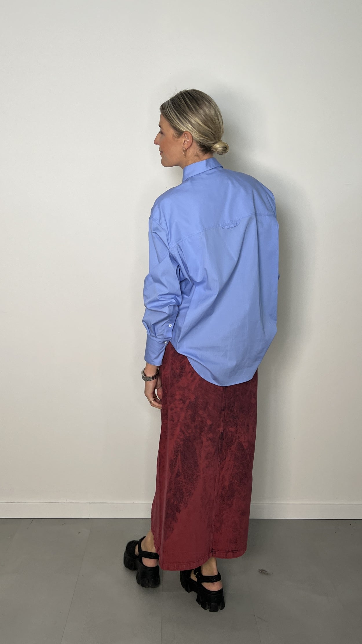 BENEDICT blouse | TEAPOT BLUE