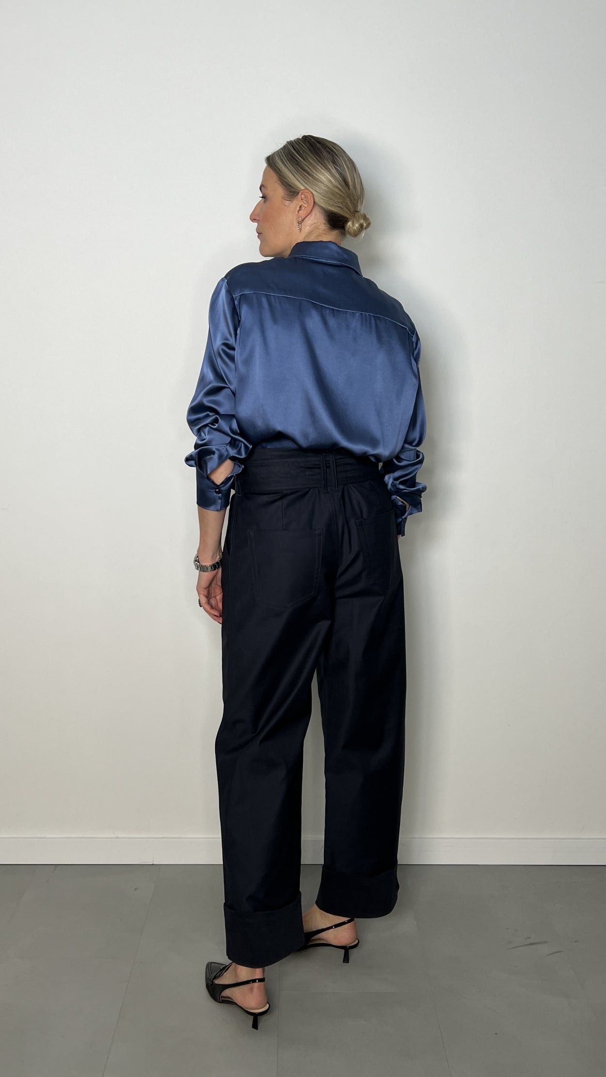 BAY blouse | PEACOCK BLUE