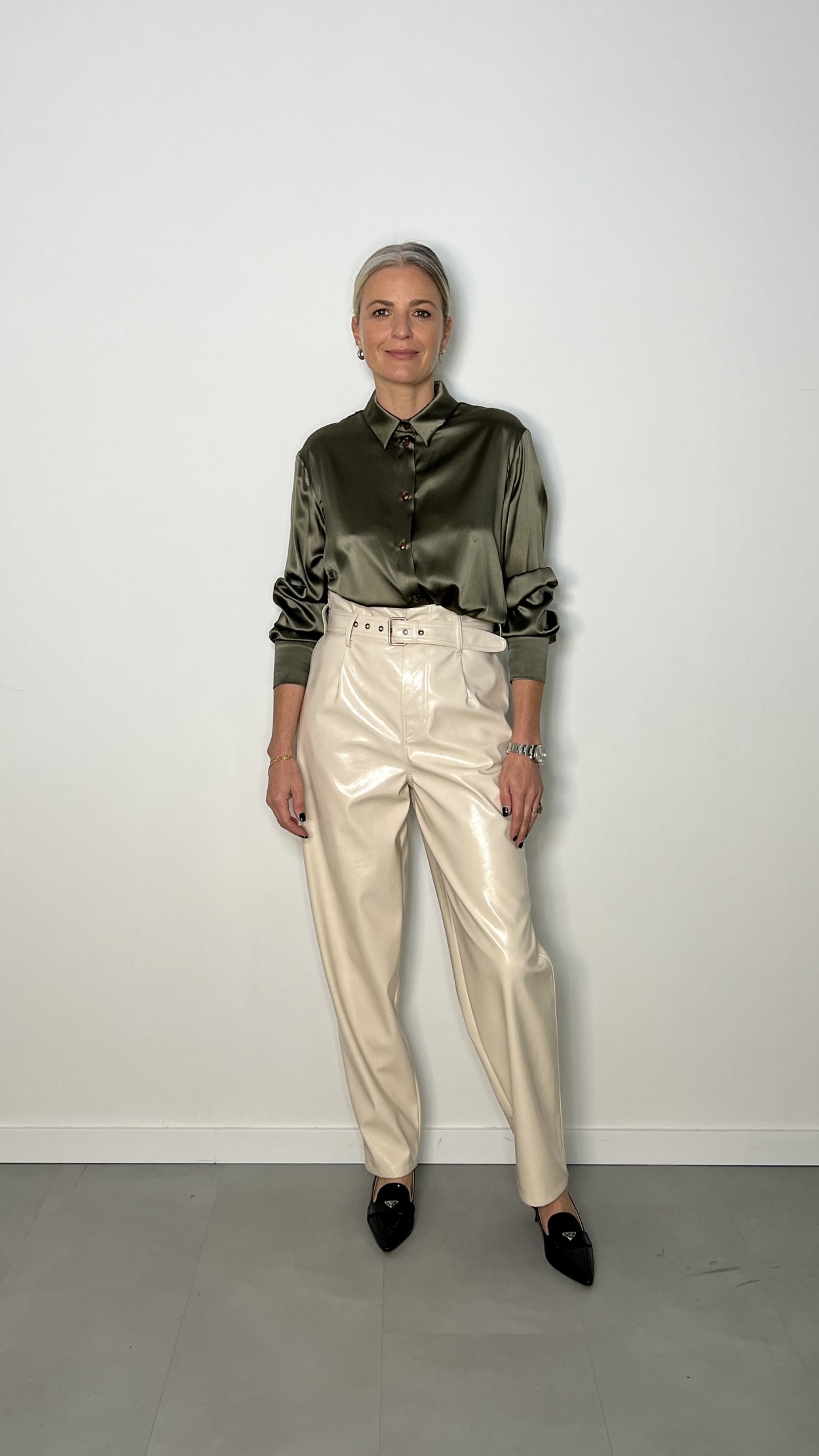 BAY blouse | MOSS GREEN