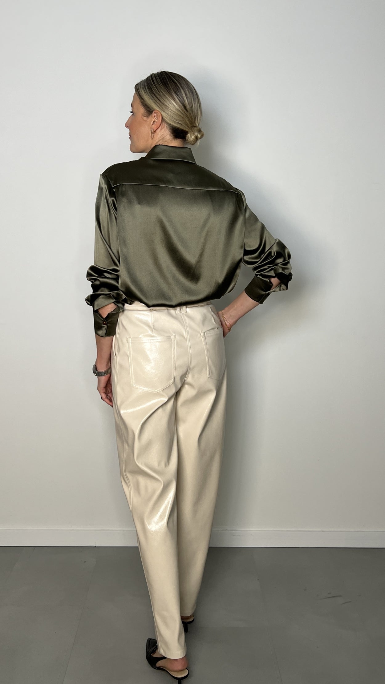 BAY blouse | MOSS GREEN