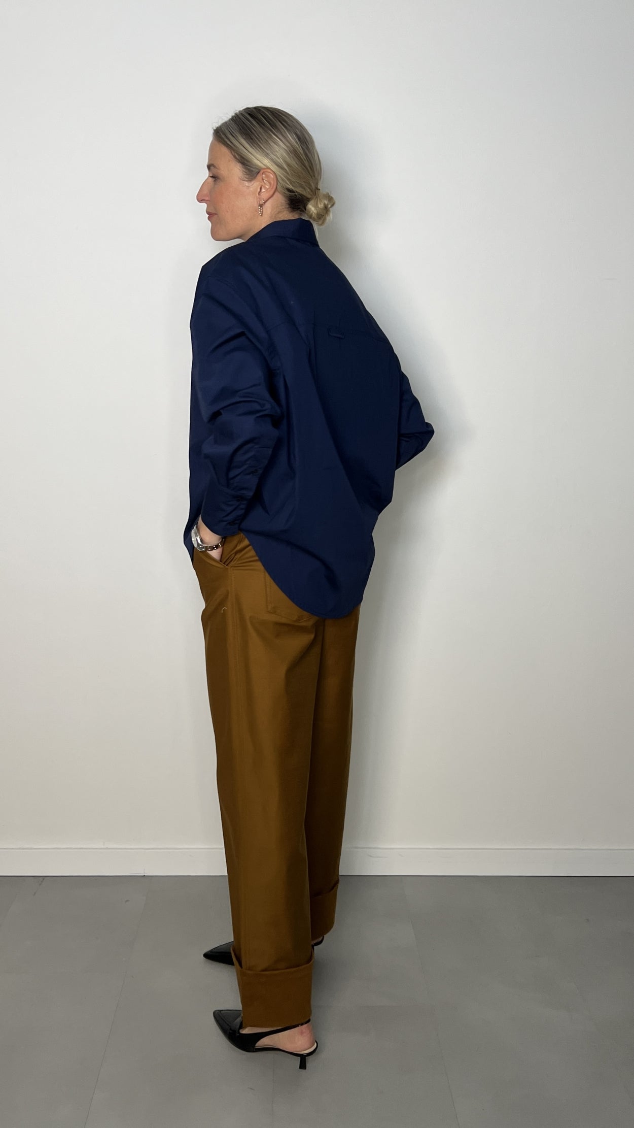 BENEDICT blouse | MIDNIGHT BLUE