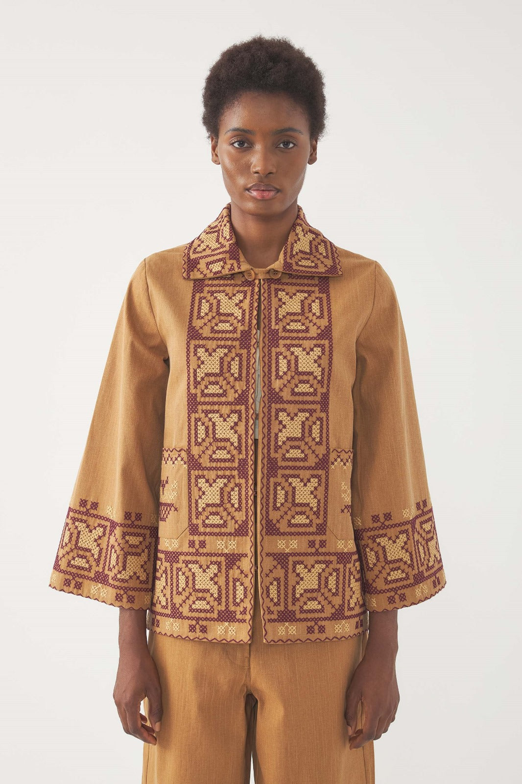 BERENICE JACKET | RUST
