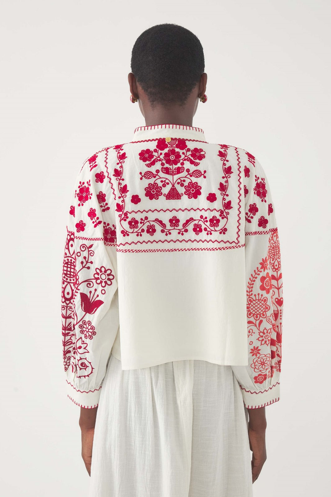 MAMIE BIG BLOUSE | RED