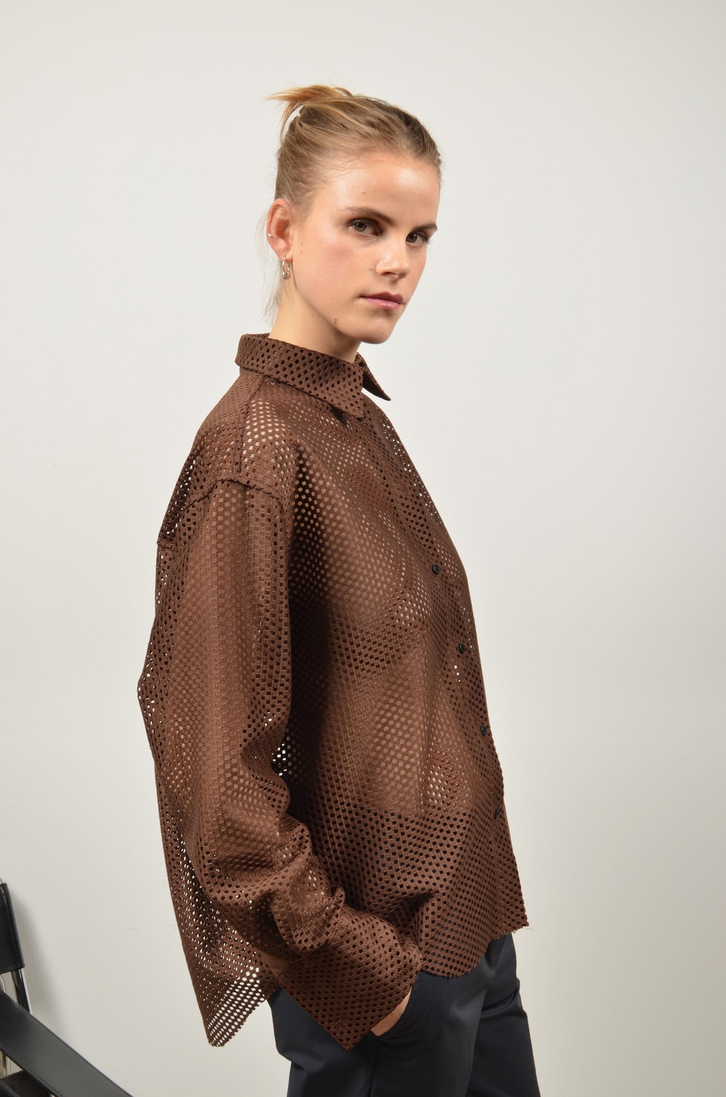 BENEDICT blouse | BROWN
