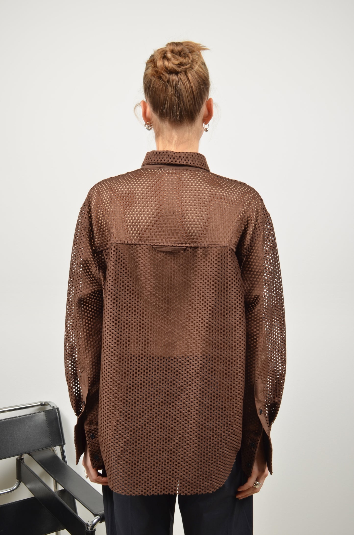 BENEDICT blouse | BROWN