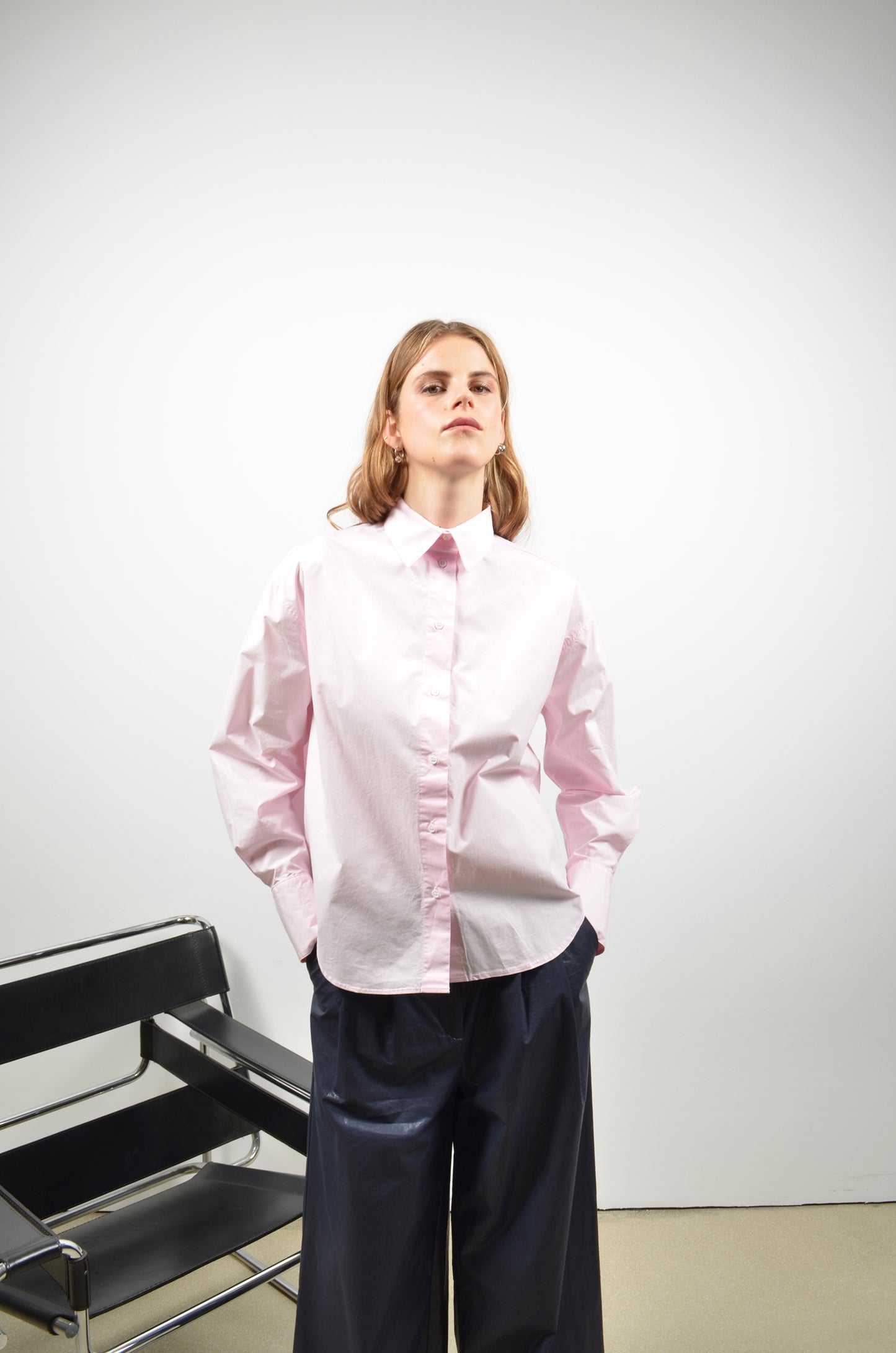 BENEDICT blouse | PALE PINK