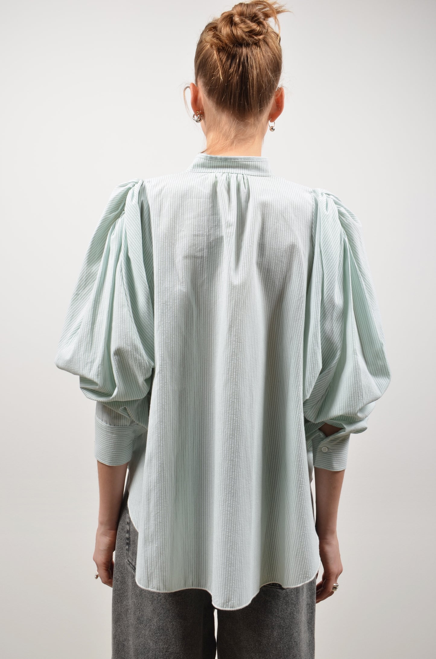BONNIE blouse | MINT STRIPES
