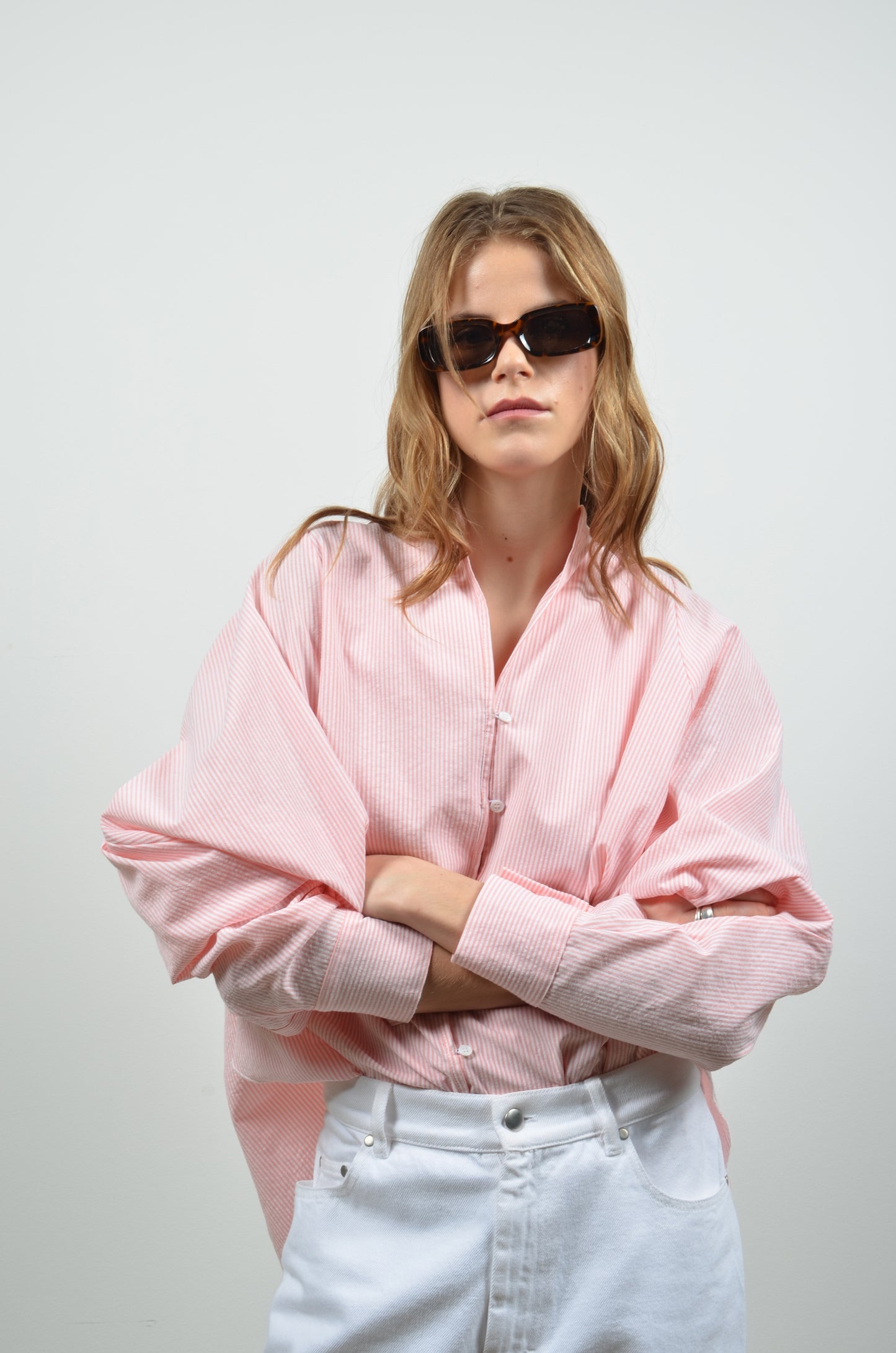 BONNIE blouse | PINK STRIPES
