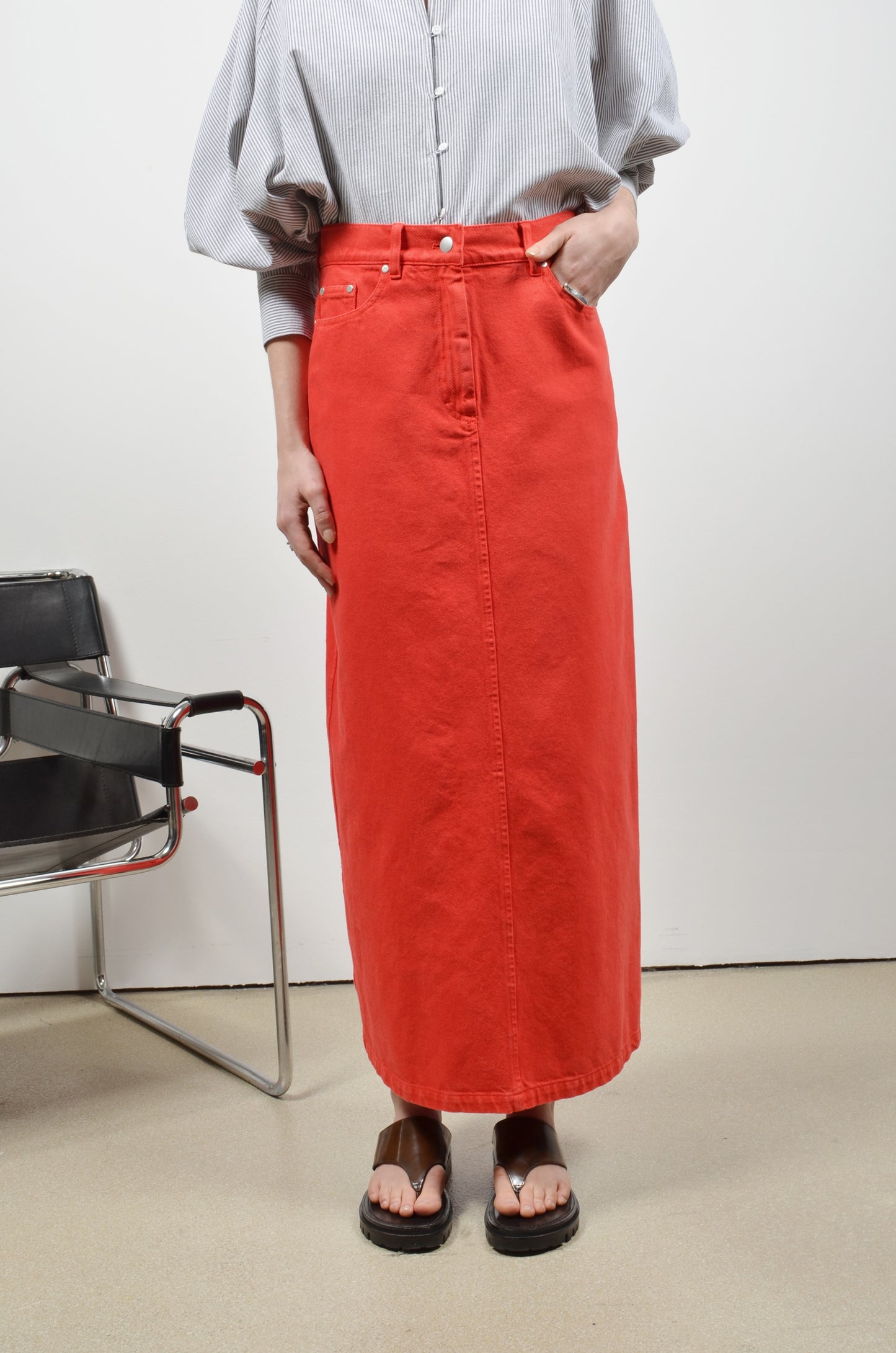SAMIA skirt | LIPSTICK RED