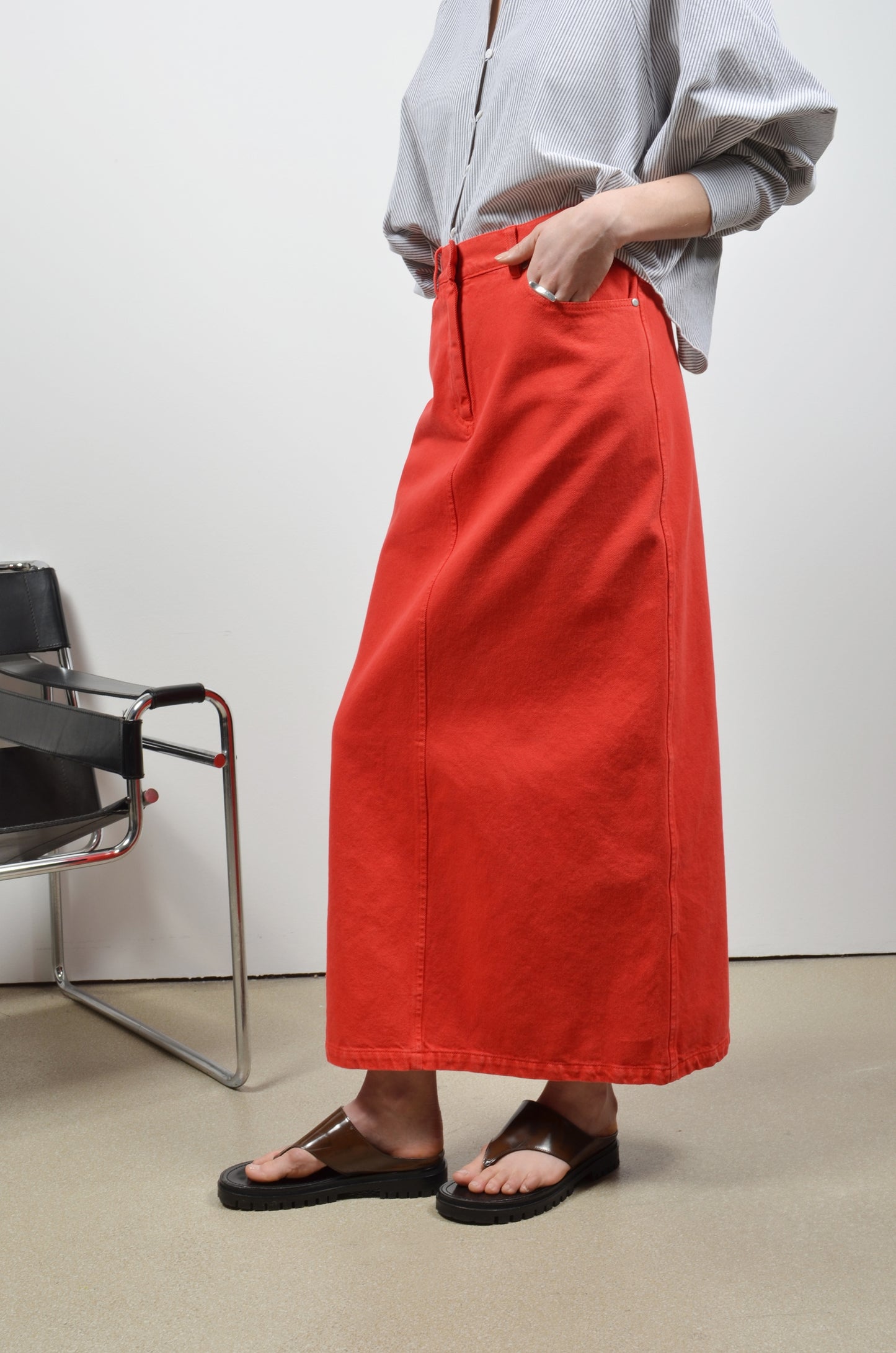SAMIA skirt | LIPSTICK RED