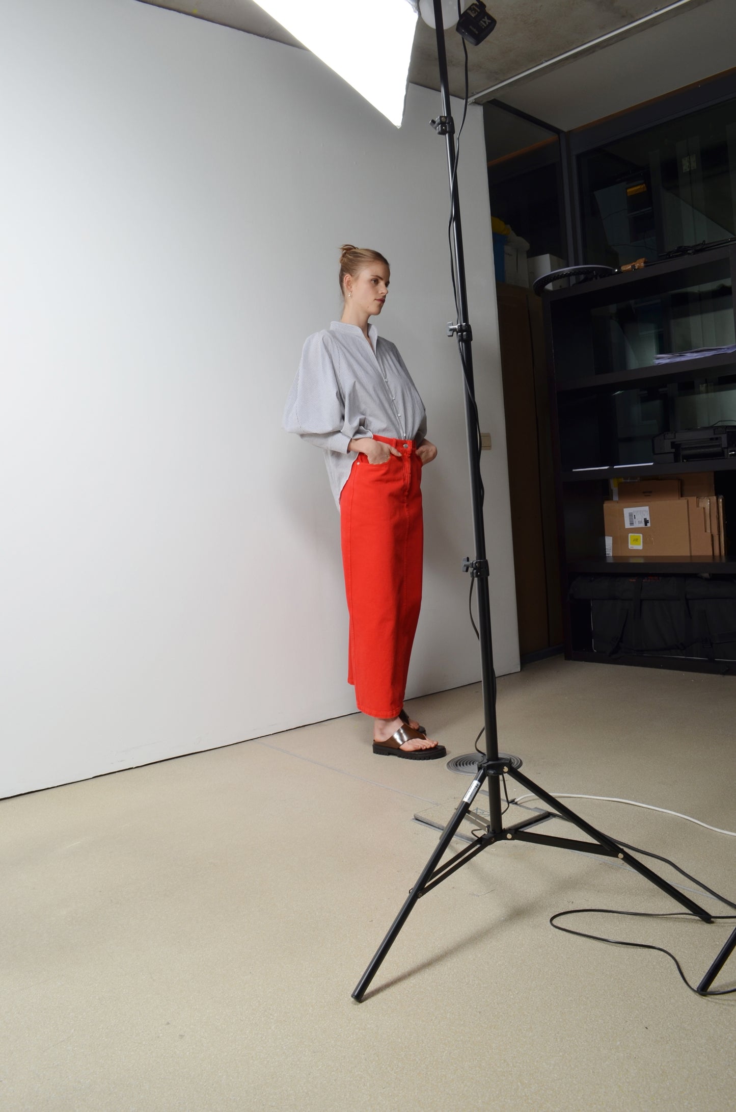 SAMIA skirt | LIPSTICK RED