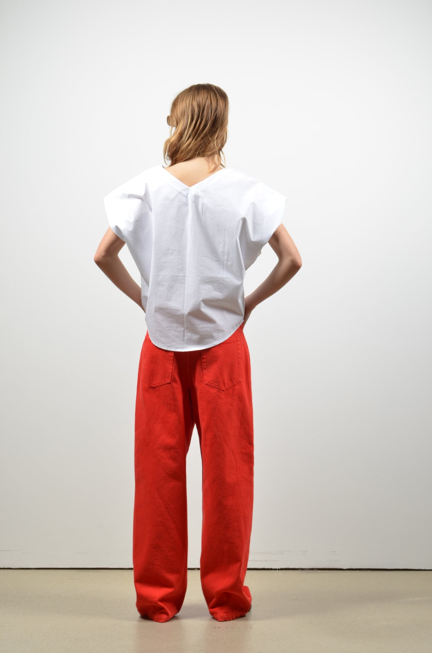 TUBAV top | OPTICAL WHITE