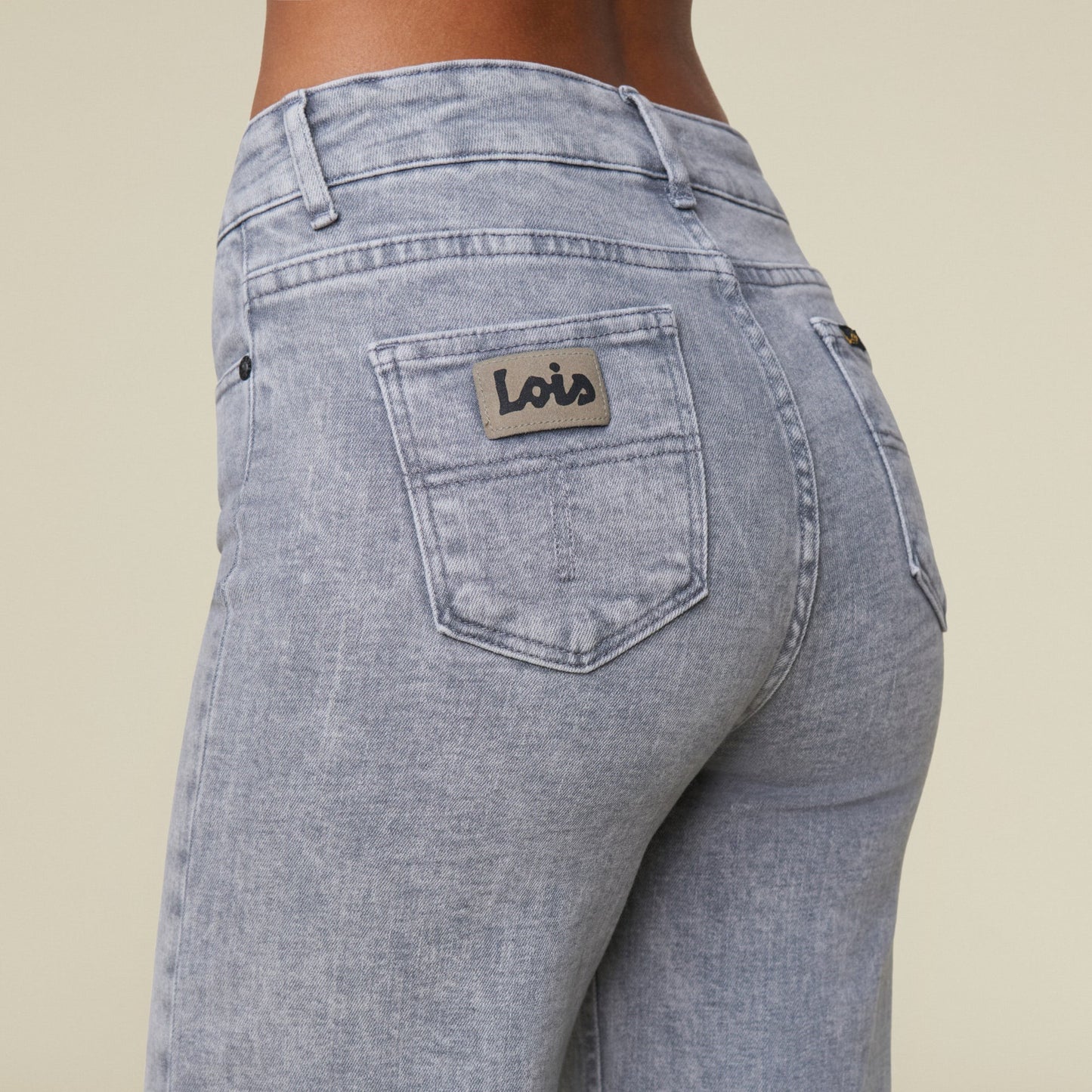 PALAZZO jeans | LIGHT GREY