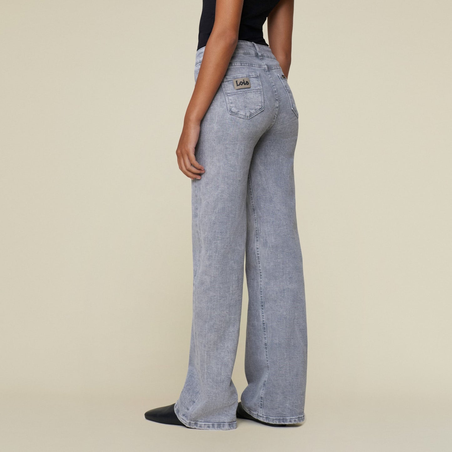 PALAZZO jeans | LIGHT GREY