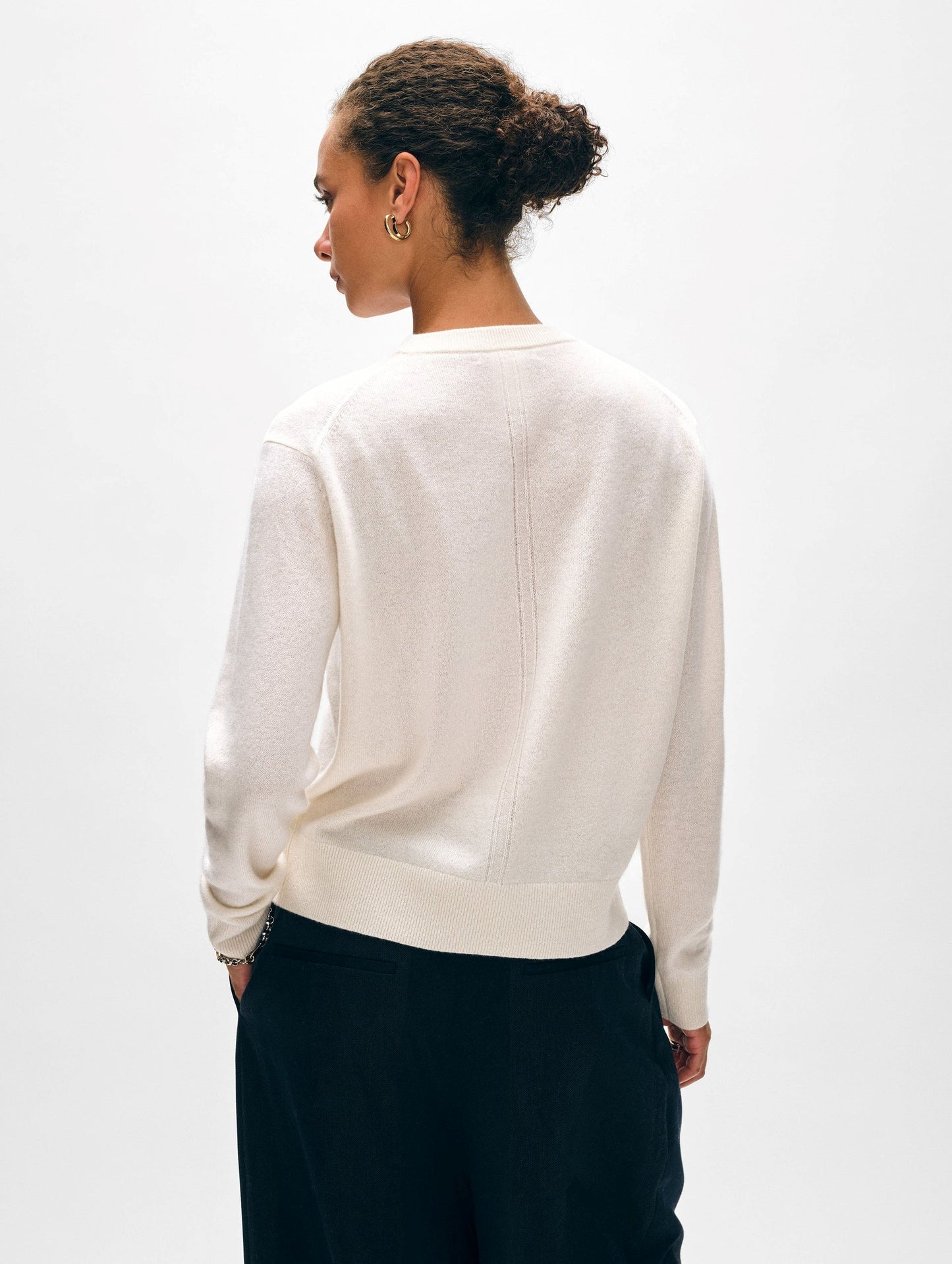 CASHMERE CREW | SOFT WHITE