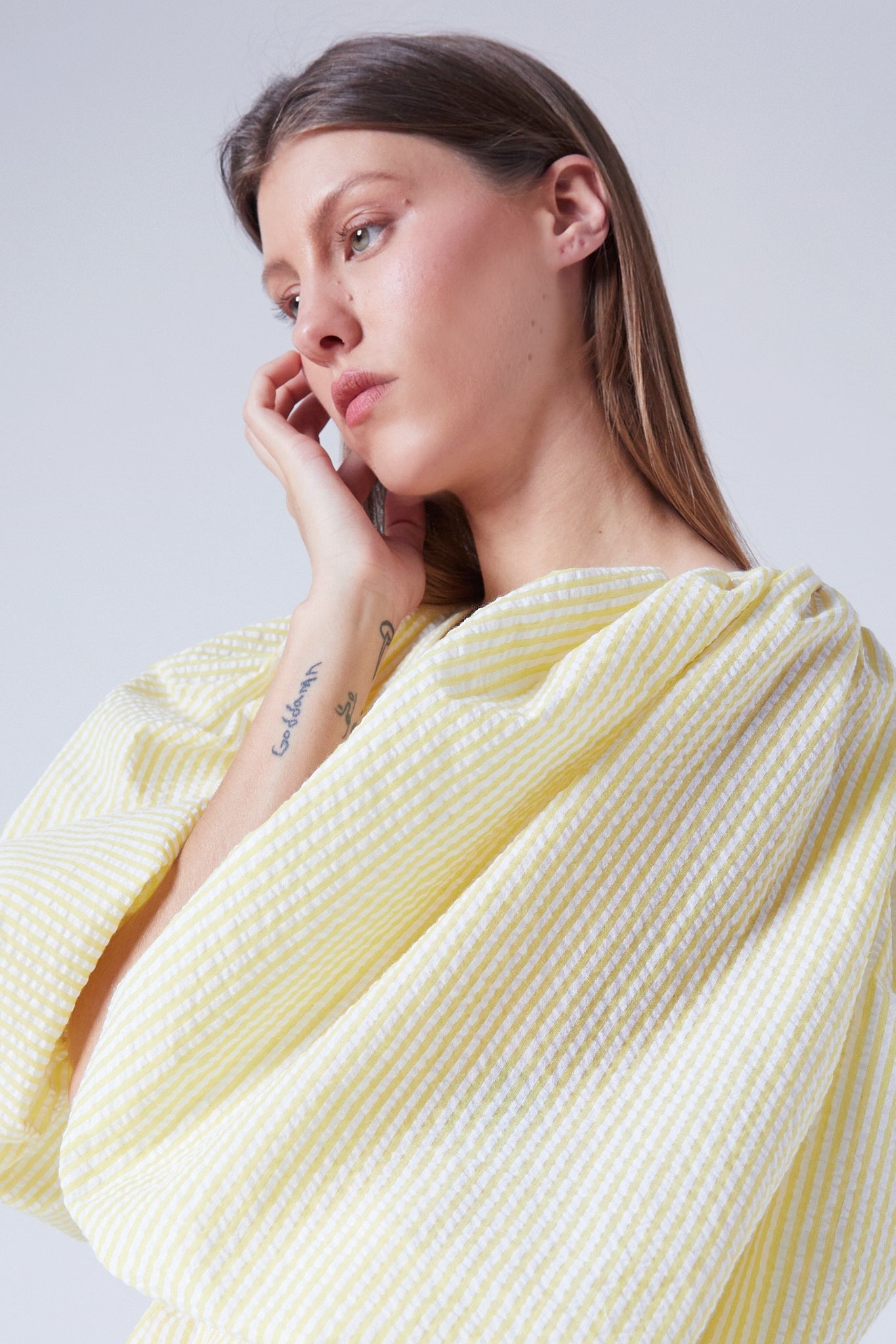 PEGGY DRESS | LIGHT YELLOW