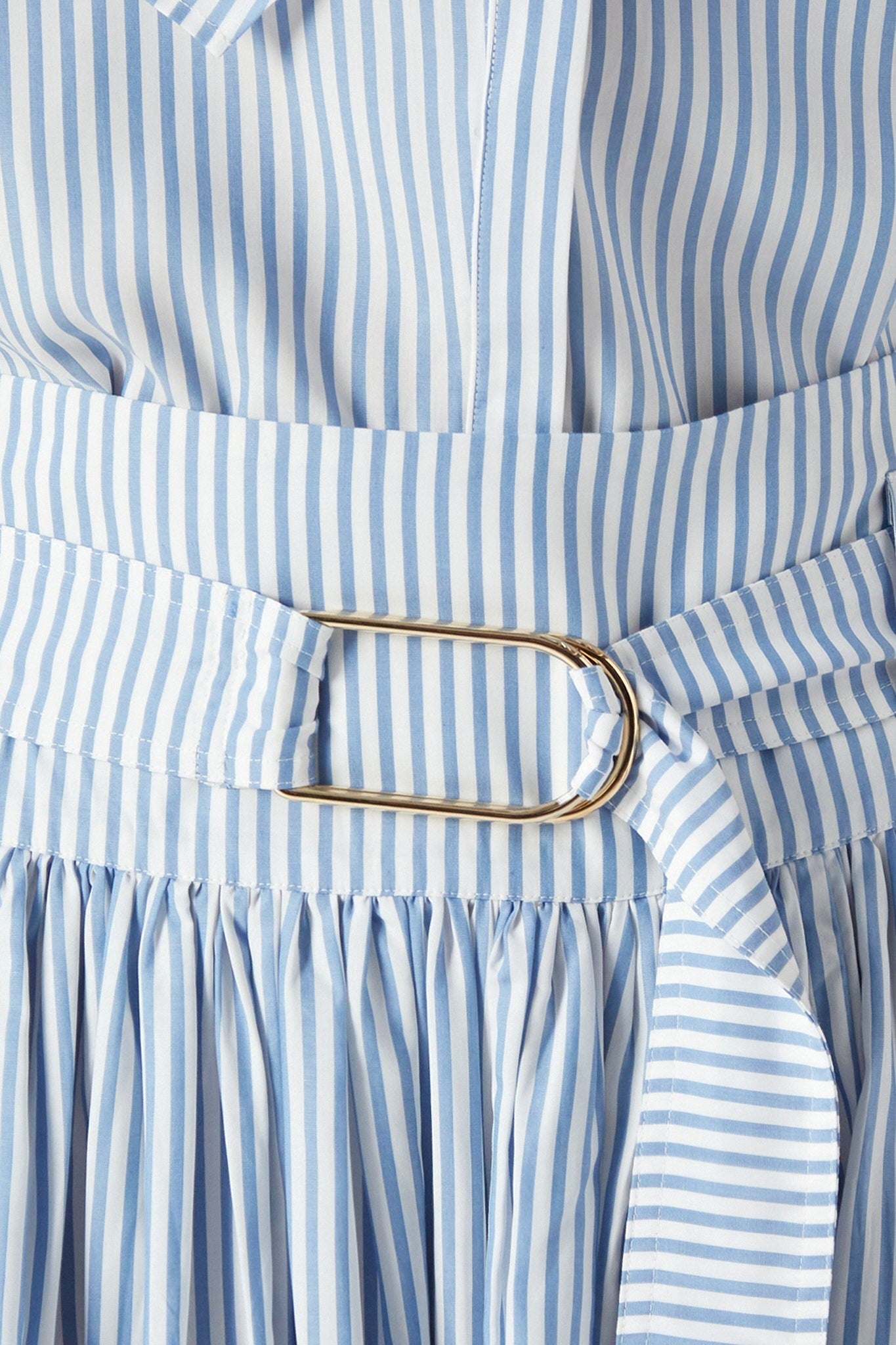 RENATA SKIRT | LIGHT BLUE STRIPES