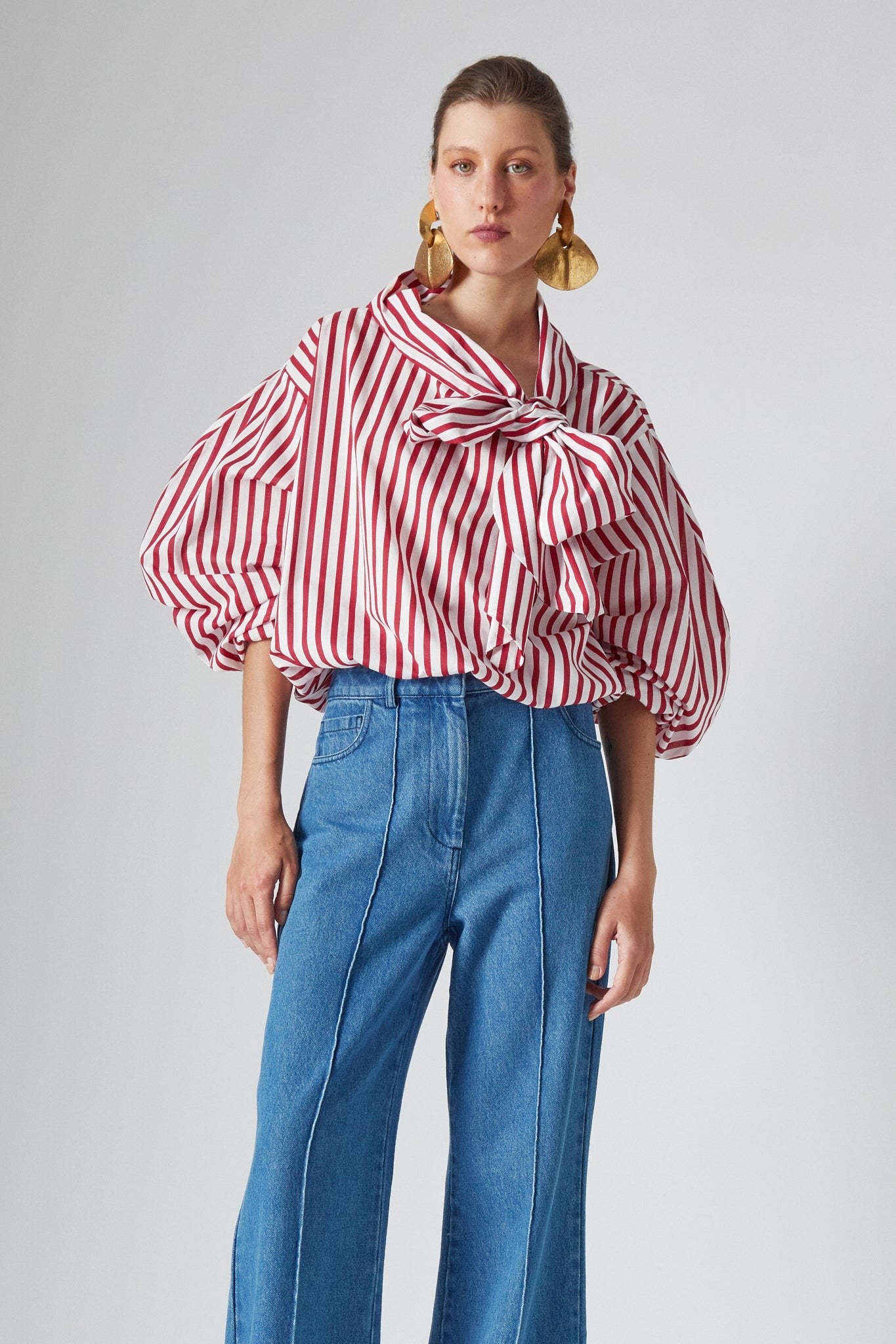 SADIE BLOUSE | BURGUNDY