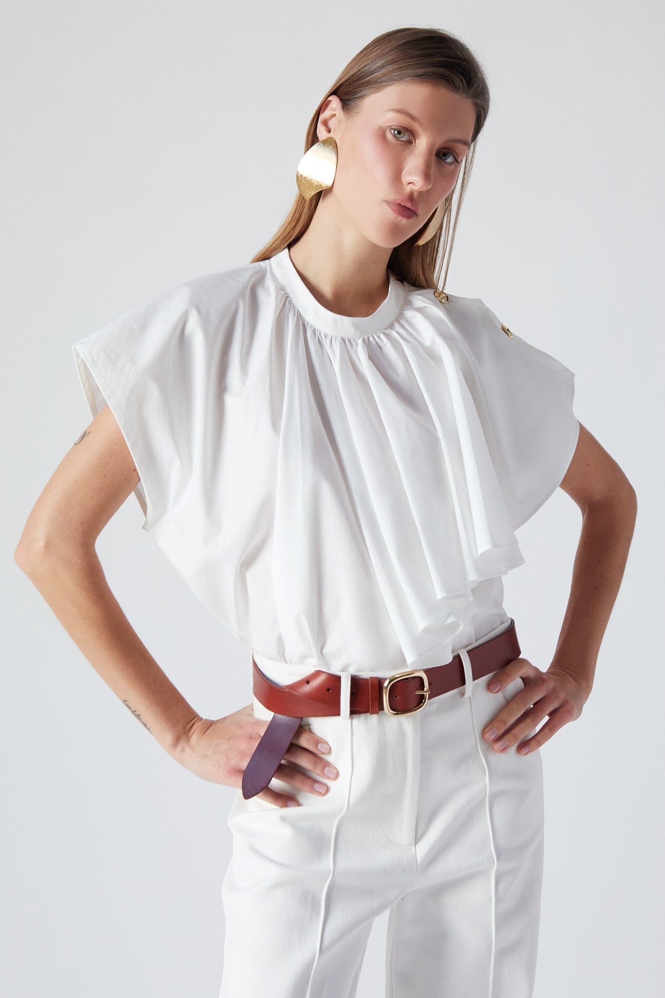 VIVI TOP VOILE | WHITE