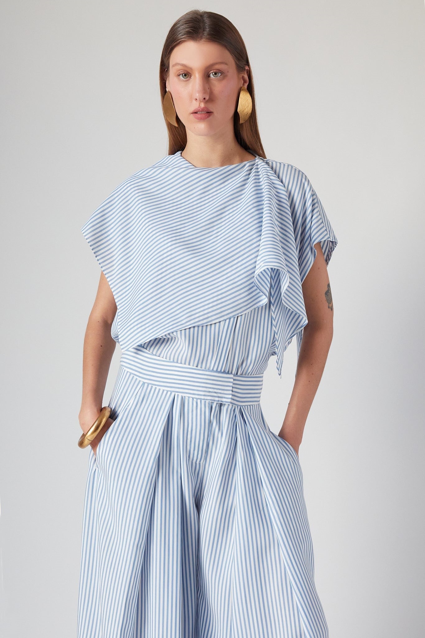 WINONA TOP | LIGHT BLUE STRIPES