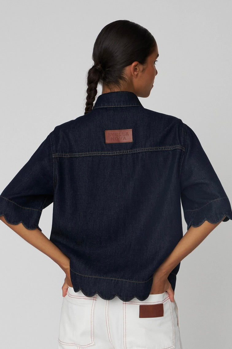BLUE DENIM SHIRT | DENIM BLUE