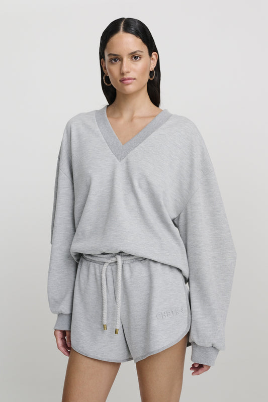 AUTUMN SWEATER | GREY MELANGE