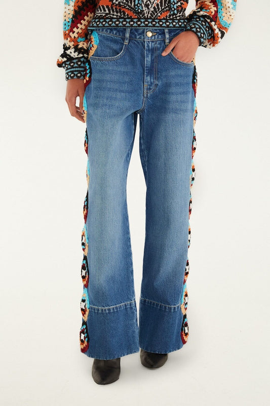 CROCHET DENIM jeans